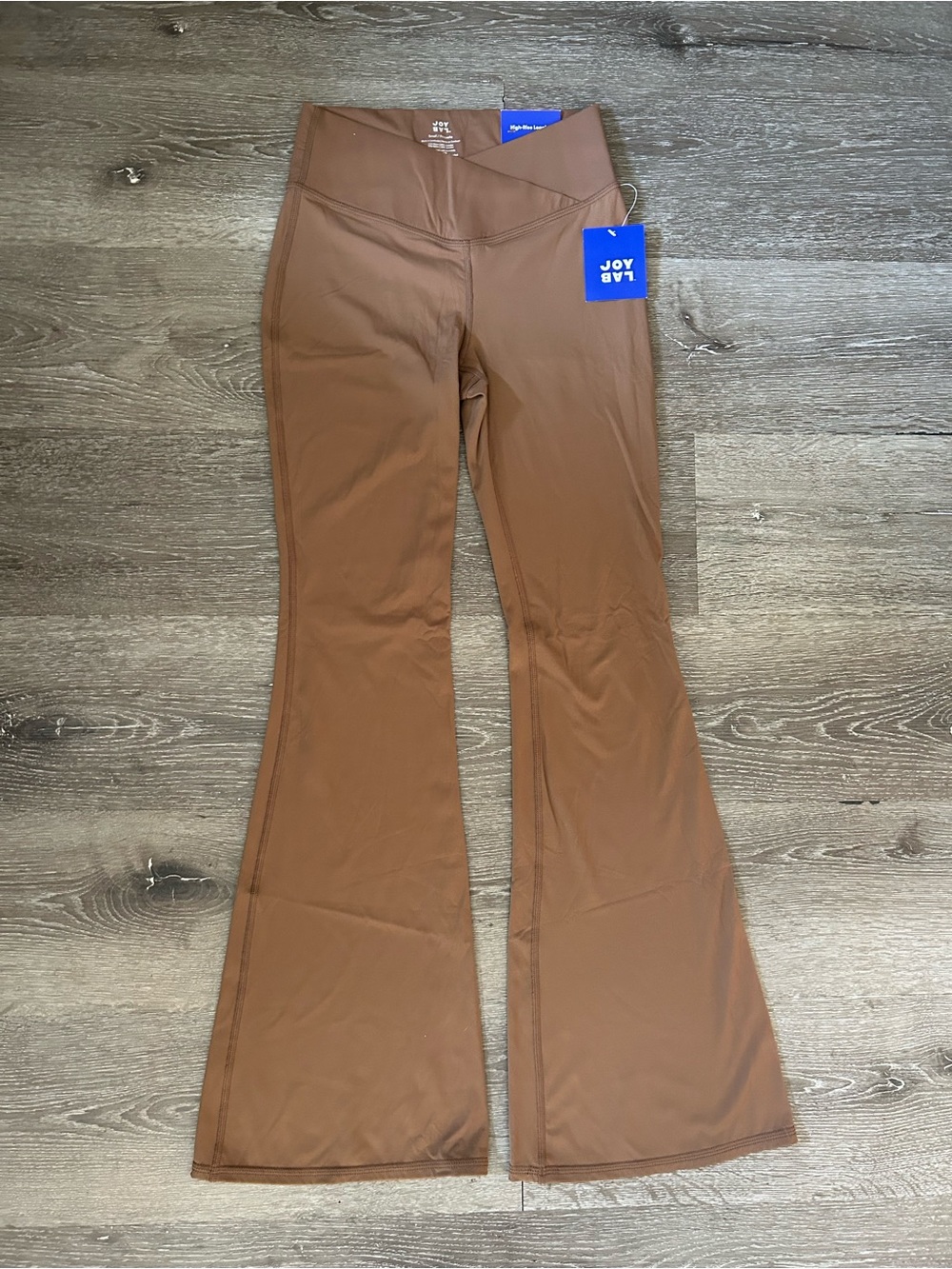 NWT Small Brown Joy Lab High Rise Flare Leggings